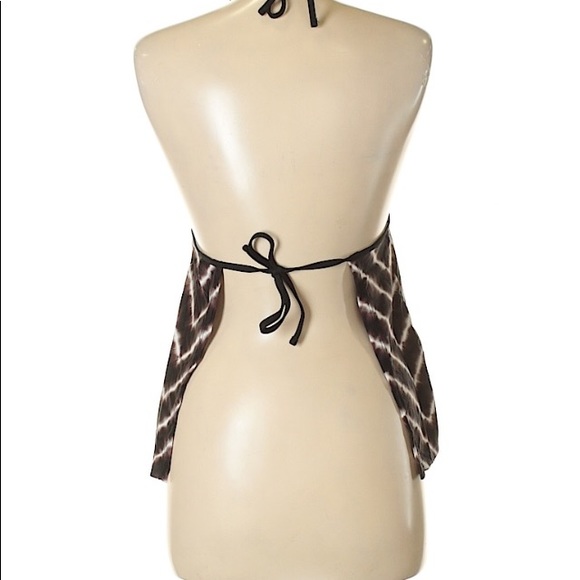 Hula Honey Black/White/Brown Swim Tankini NWT - Picture 2 of 9